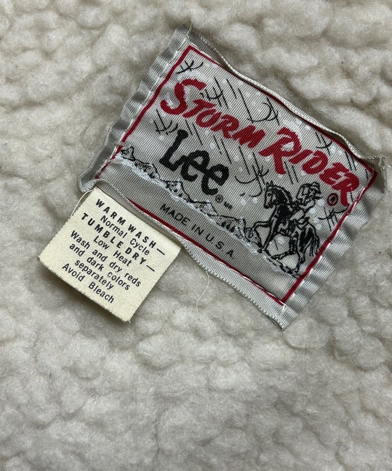 Lee Storm Rider 70's 前期 刺繍タグ ヴィンテージ USA製