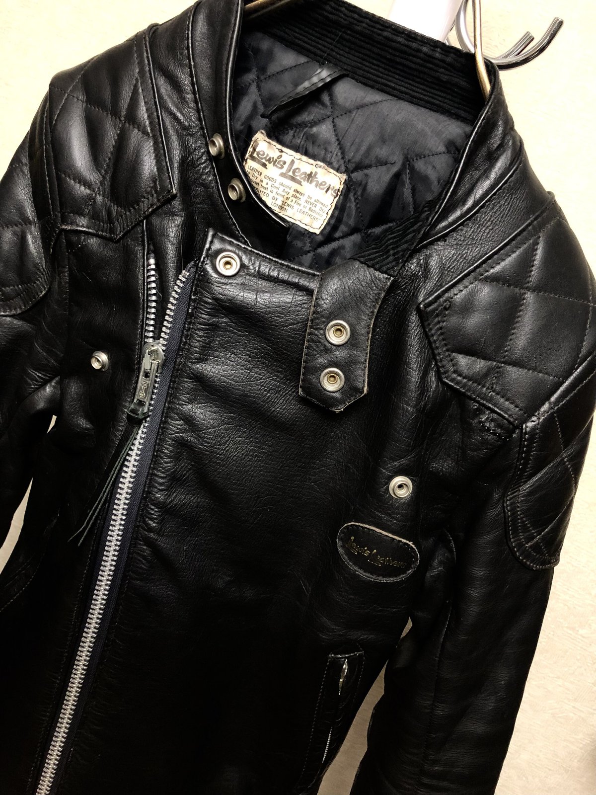 《超目玉エイティーズルイスレザー》80年代初期 Lewis Leathers SUPER MONZA黄金サイズヴィンテージ美品スペシャルプライス