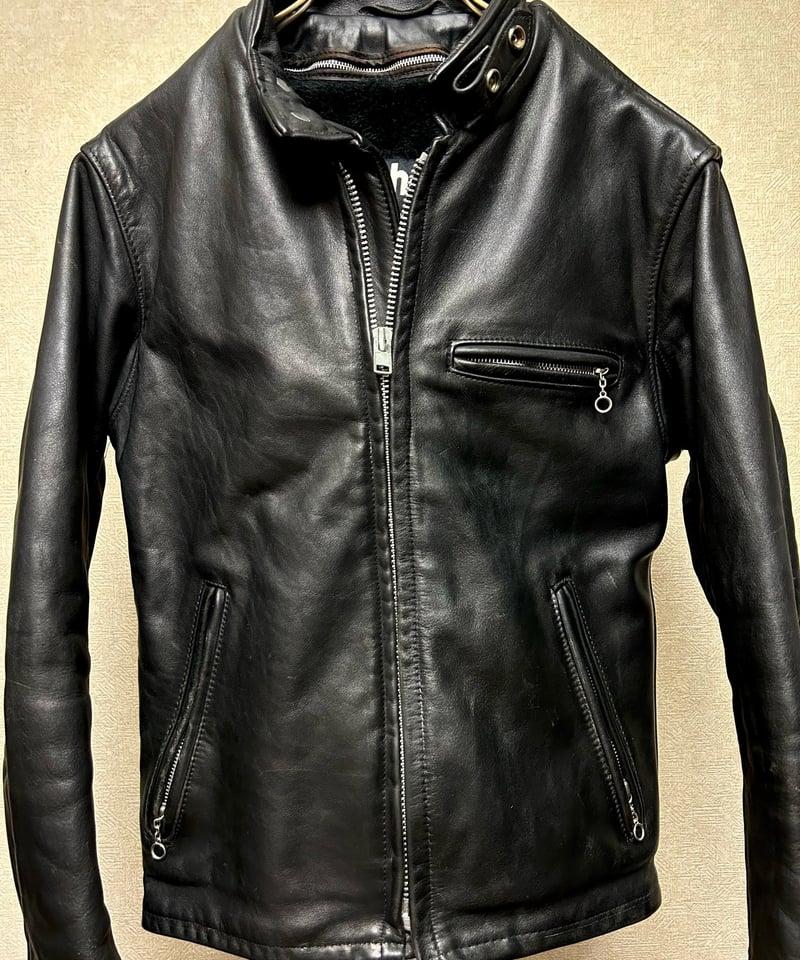 美品141 schott シングルライダース USA ヴィンテージ星条タグ