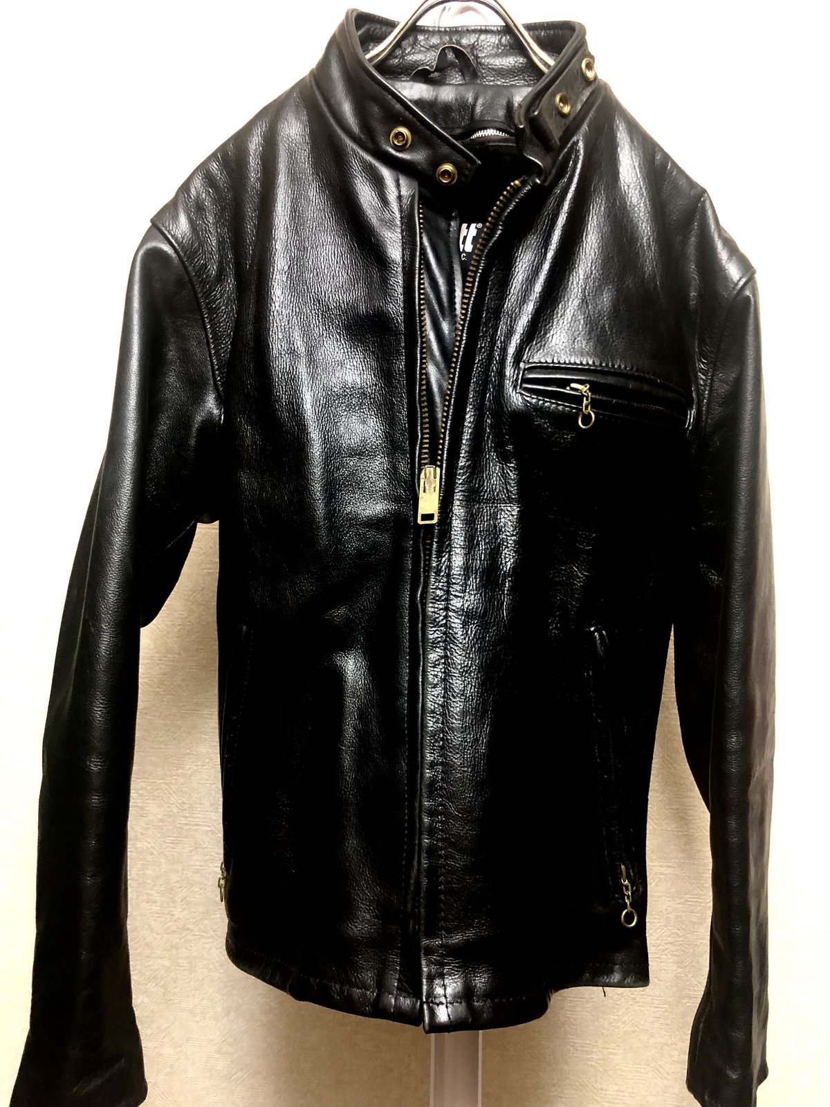 【極美品】Shcott 641 US42 シングル ライダース XL US製 極美品】Shcott 641 US42 シングル ライダース XL US製