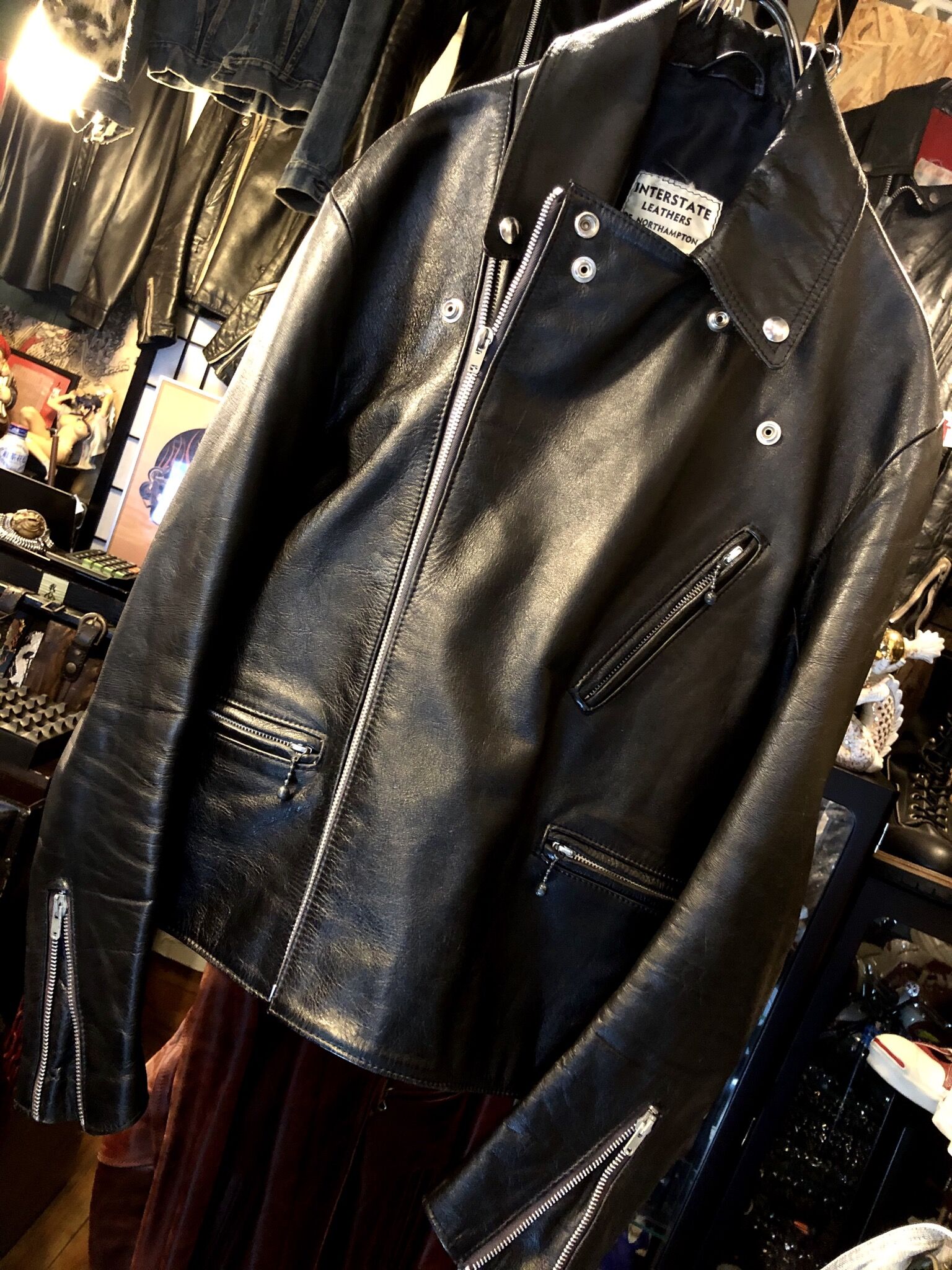 英国INTERSTATE LEATHERS 60-70’sモンザタイプ original