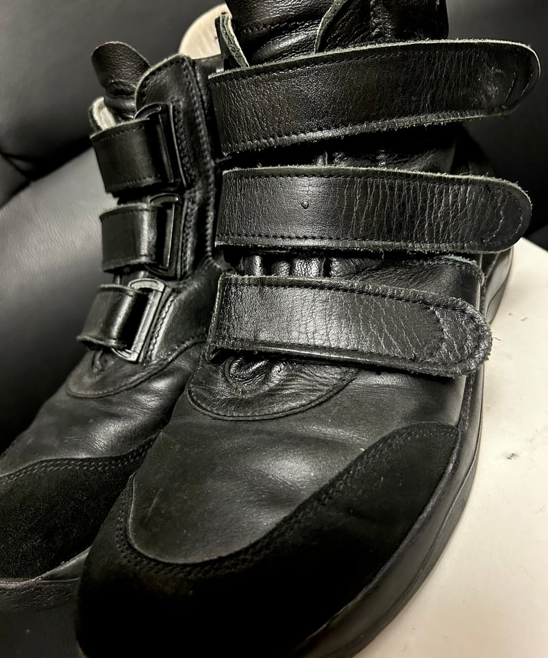 ドイツ軍オールド年代ベルクロレザースニーカー枯渇ゴールデンサイズ