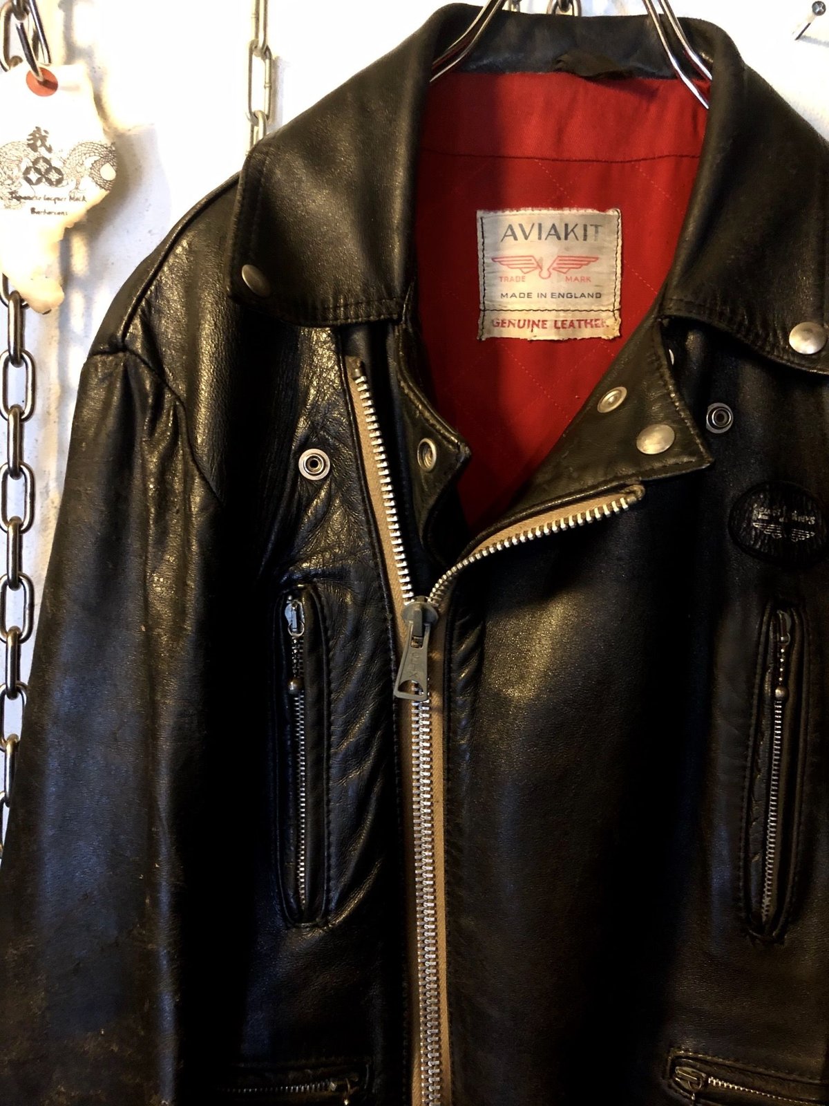 R&R激レアヴィンテージ402LIGHTNING〉70年代後期Lewis Leathers ...