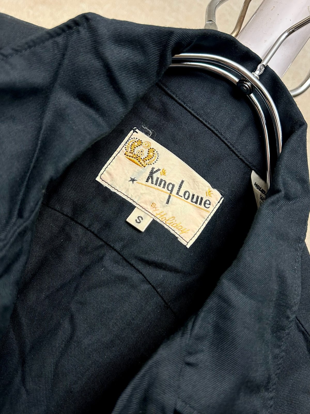 【東洋エンタープライズ】 King Louie ボーリングシャツ　刺繍　Mサイズ 希少東洋プロデュース年代King Louie〉オールド東洋エンタープライズ