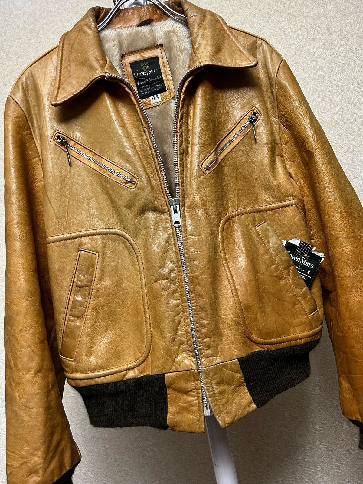 60S 70S　USA製　TALON　スエードプルオーバーレザージャケット 40s 50s USA製 ヌバック レザー ジャケット メンズM相当 ブラウン