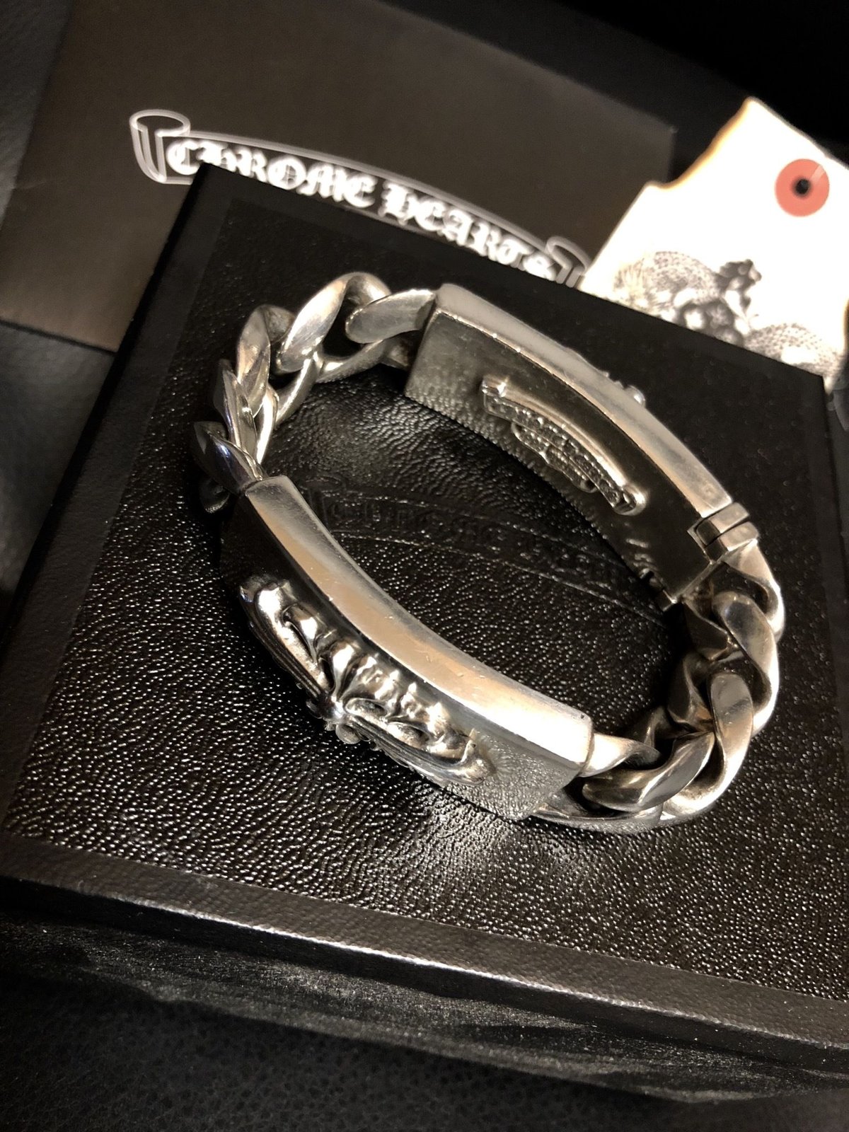 帝王クロムハーツ最高峰DOUBLE ID BRACELET〉 Chrome Hearts D