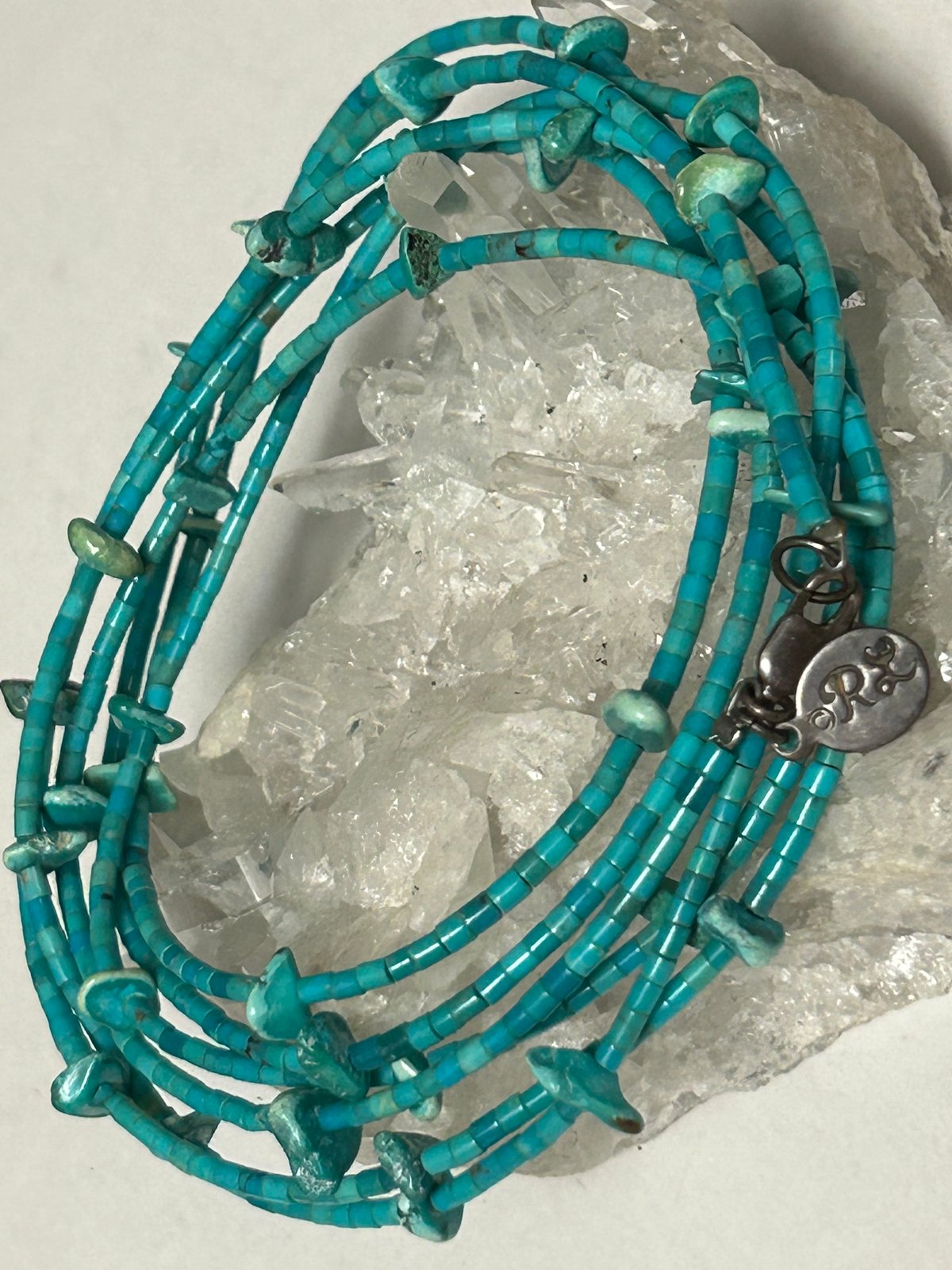 ラルフローレン　ターコイズブレスレット ラルフローレンアーカイブス2WAYターコイズジュエリー〉RALPH LAUREN