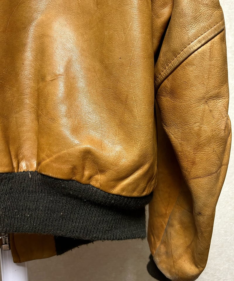 70s Genuine Leather トラッカージャケット ヴィンテージ 70s Genuine Leather トラッカージャケット ヴィンテージ