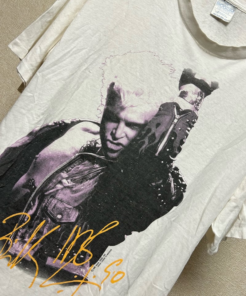 伝説パンクロッカーリアル90年製ヴィンテージTee〉1990,s U.S.A.製