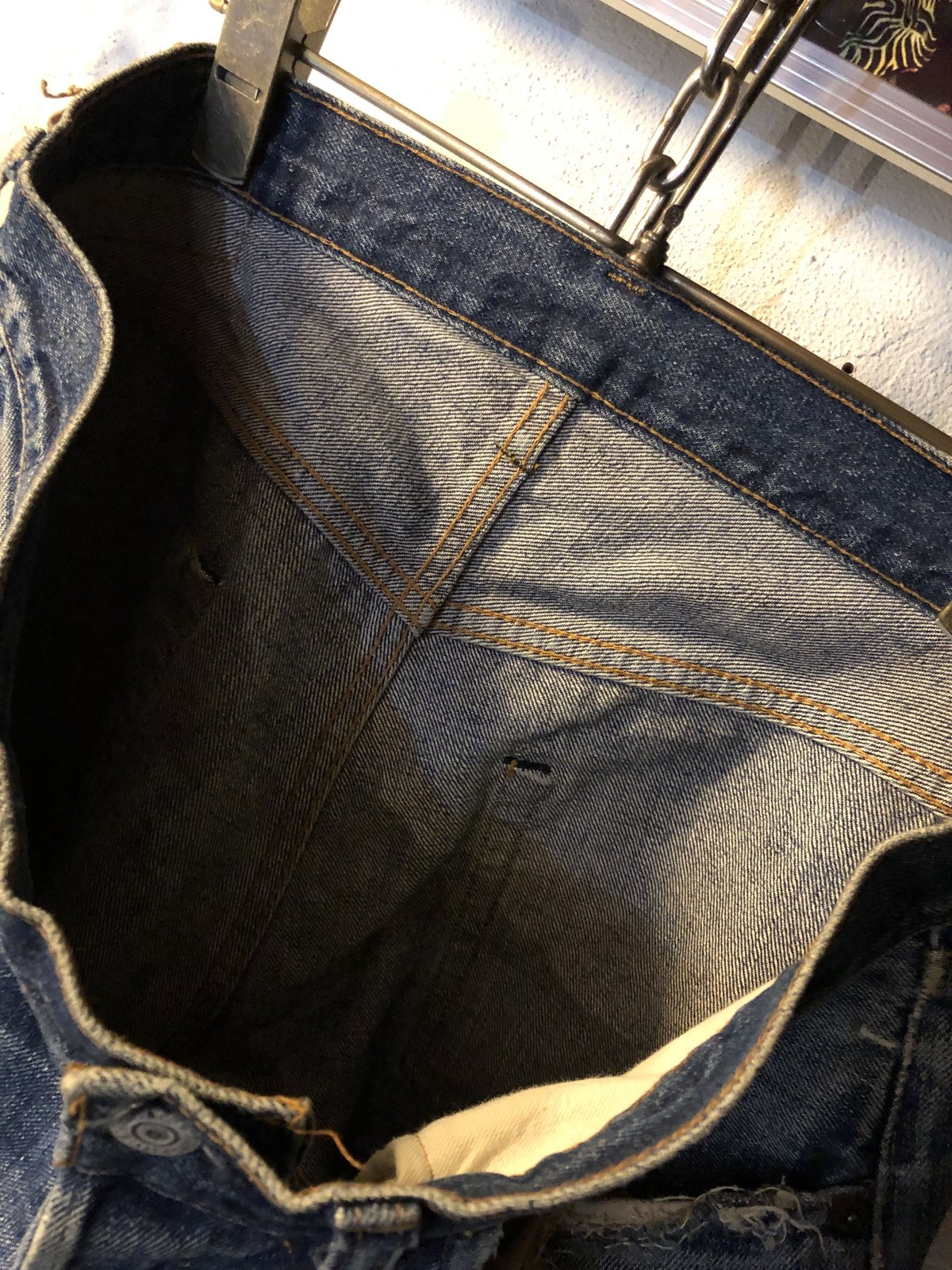 超目玉》黄金サイズグッドコンディション芸術縦落ちエイジング Levis