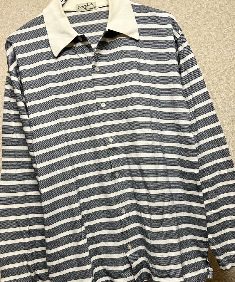 ＊新品・未使用＊ タグ付き MARGARET HOWELL ボーダーカットソー 2025未使用タグ付きマーガレットハウエル Tシャツ 半袖 ボーダー