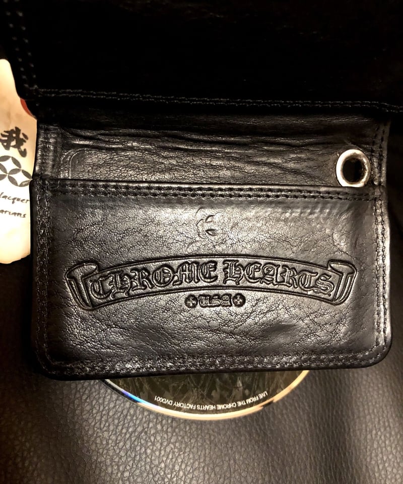 帝王クロムハーツ人気カードケースインボイス付き美品〉Chrome Hearts