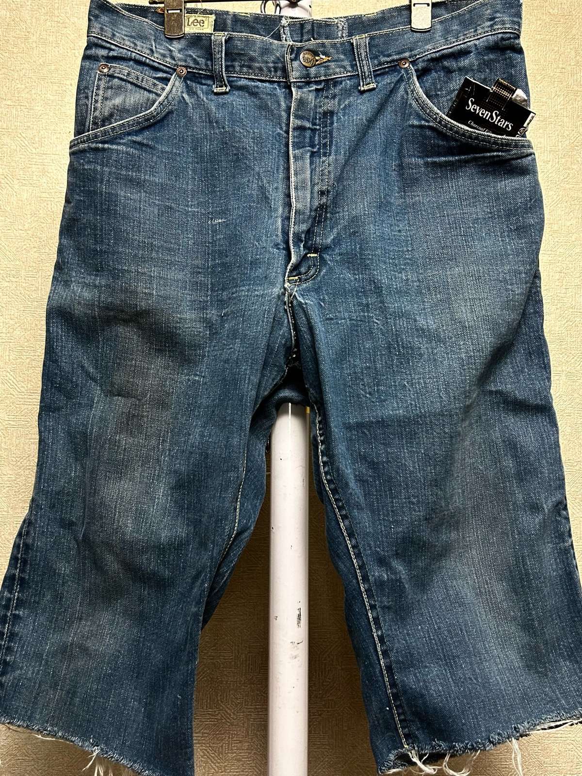 70's ビンテージ 左綾 Lee ストレートデニム W32 縦落ち 200 70's ビンテージ 左綾 Lee ストレートデニム W32 縦落ち 200 70's