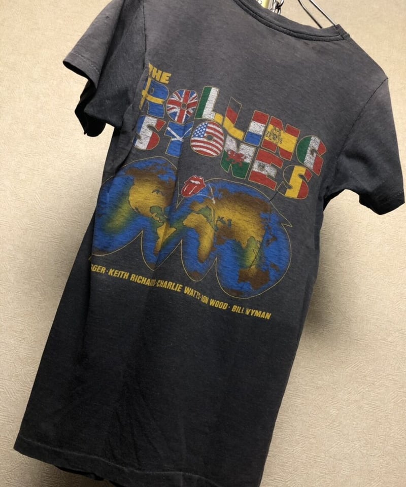 リアルエイティーズROCK Tee〉The Rolling Stonesワールドツアー81-