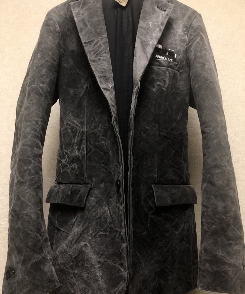 RIP VAN WINKLE レザー テーラードジャケット ステアハイド L相当 RIP VAN WINKLE レザー テーラードジャケット ステアハイド L