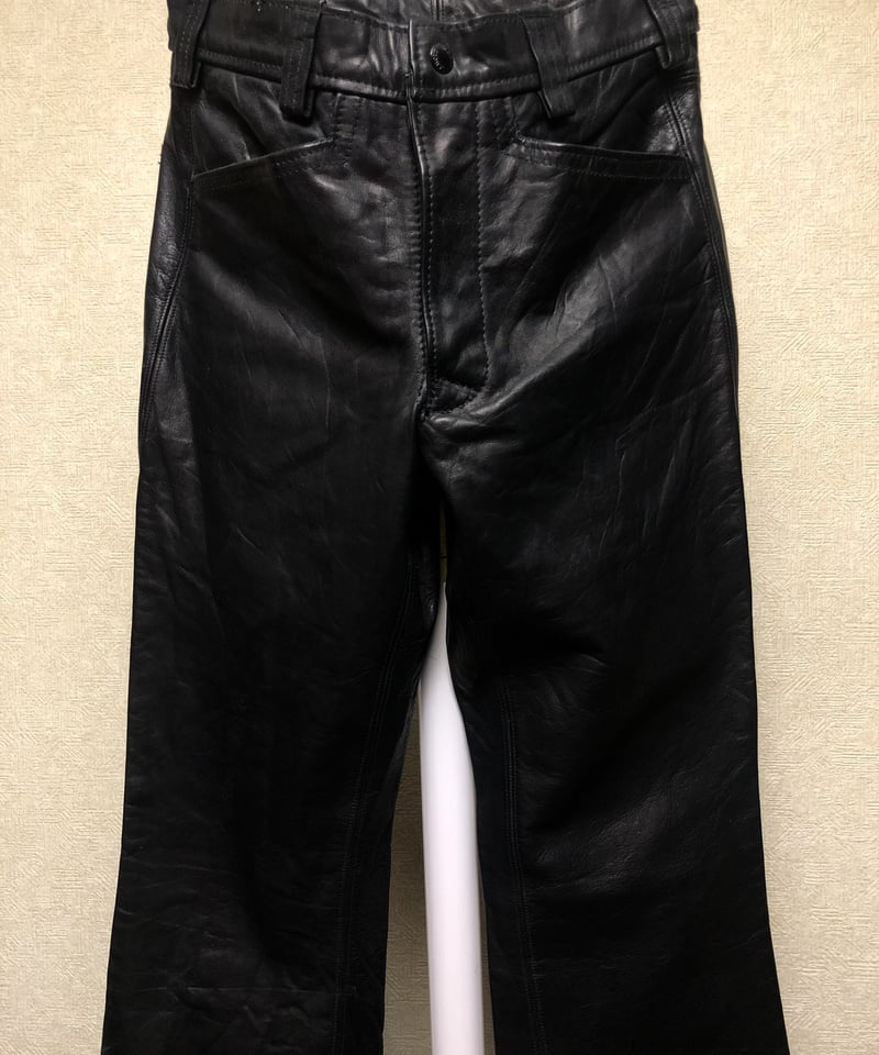 Schott レザー ブラックパンツ 30 楽天市場】SCHOTT ショット レザーパンツ ブラック系 28 【中古