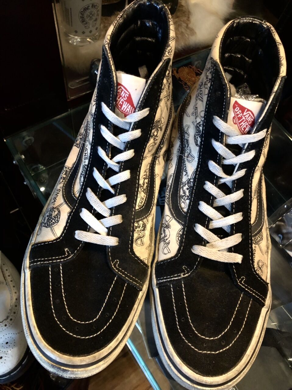 VANS スケートハイ レトロ 30周年 スカルパイレーツ 28.5㎝