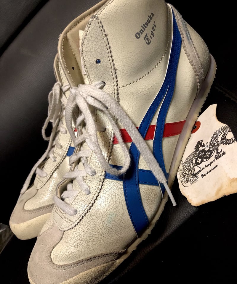 クラック加工オニツカタイガー〉Onitsuka Tiger MEXICO Mid Runne