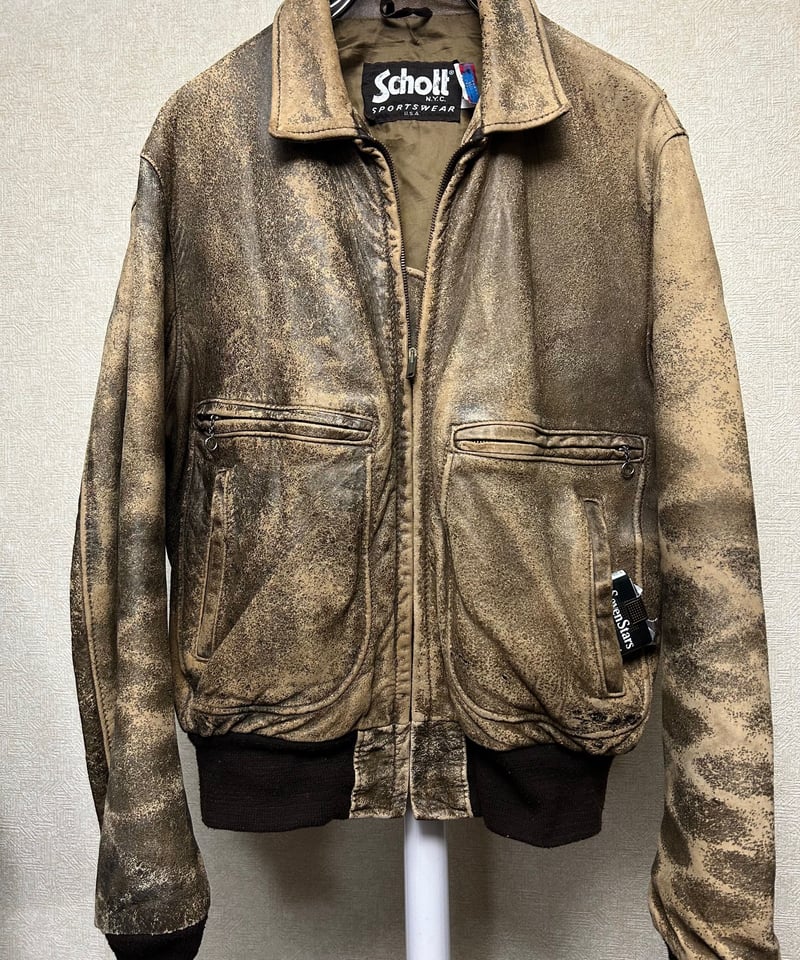 ビンテージ レザージャケット 皮ジャン 革ジャン 60＄オールド 昭和