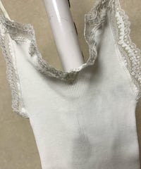 〈アーカイブITALY製高級キャミソール完全未使用品〉アーカイブITALY製Oscalitoホワイトボディーキャミソールリアル年代フラッシャー付き完全未使用品スペシャルプライス