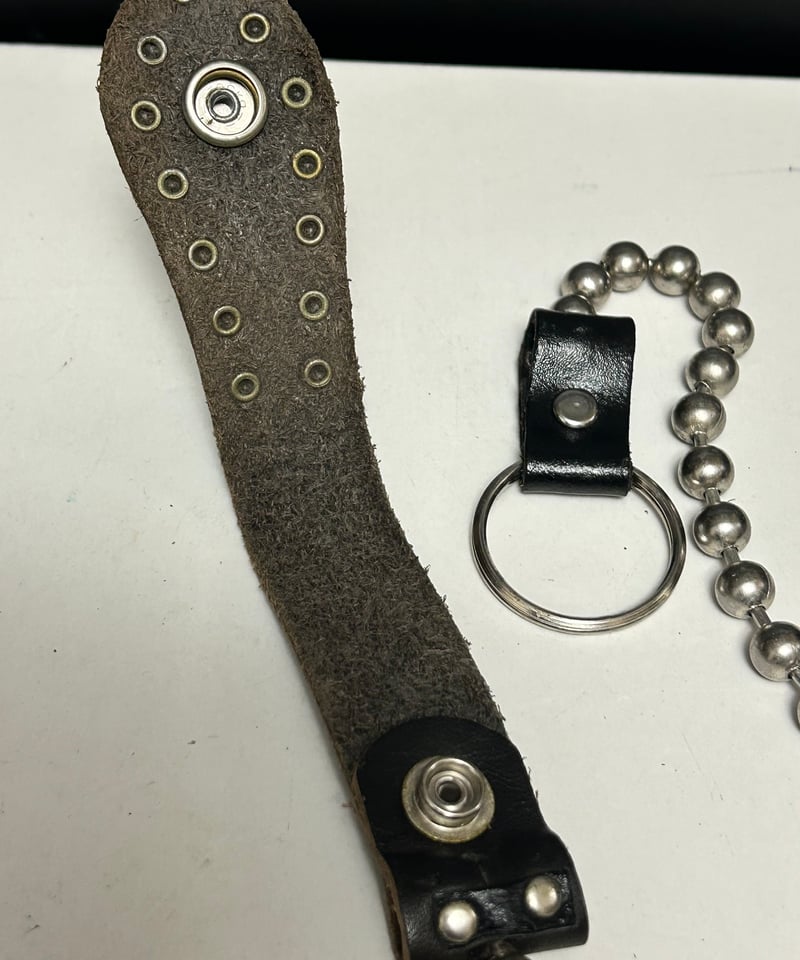 リアルエイティーズパンクス御用達U.S.A.製ウォレットチェーン〉80年代
