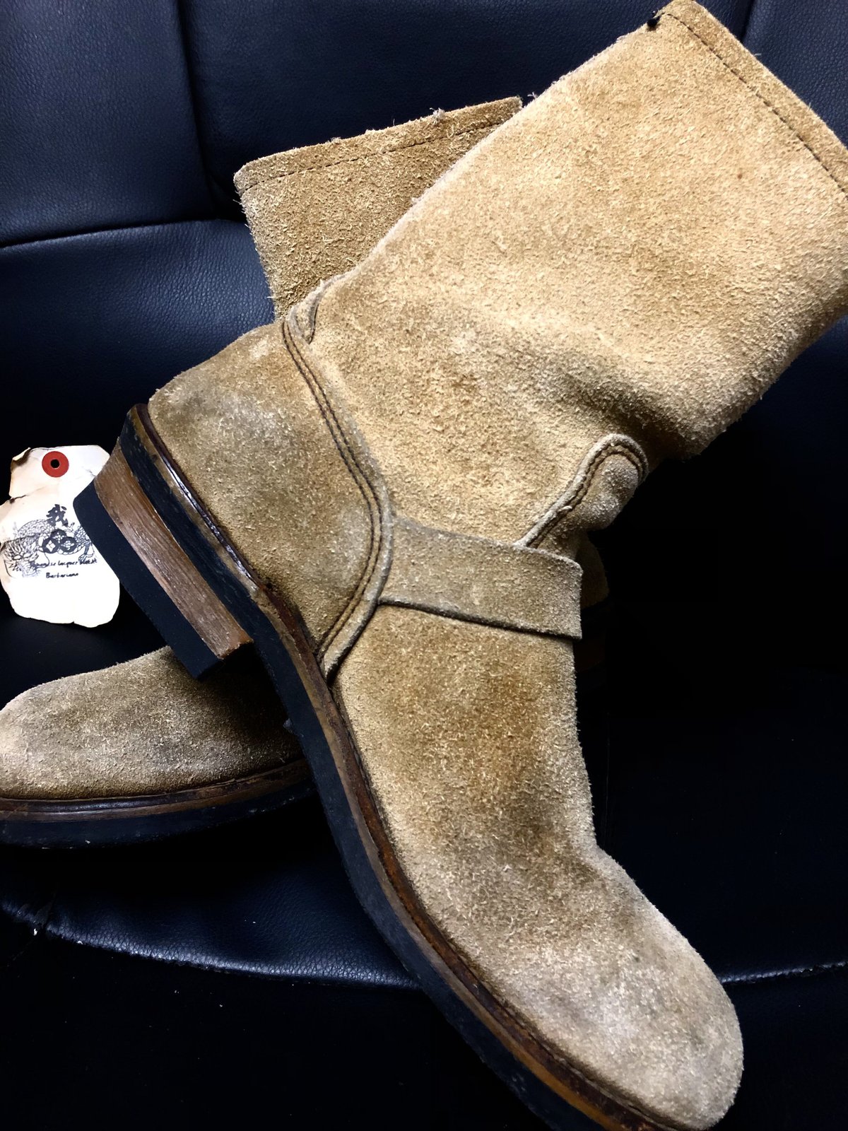 超目玉往年の貴重PT83起毛エンジニア》オールドU.S.A.製RED WING 超目玉往年の貴重PT83起毛エンジニア》オールドU.S.A.製RED WING