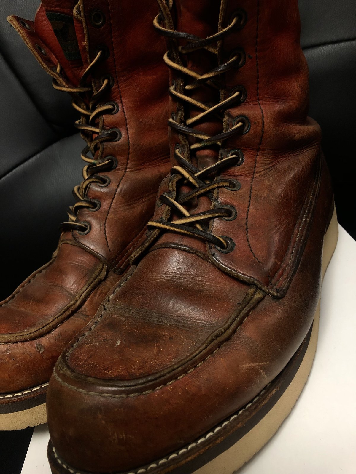 伝説アメカジ激レアロングハイト#877モデル》U.S.A.製RED WING 94年製