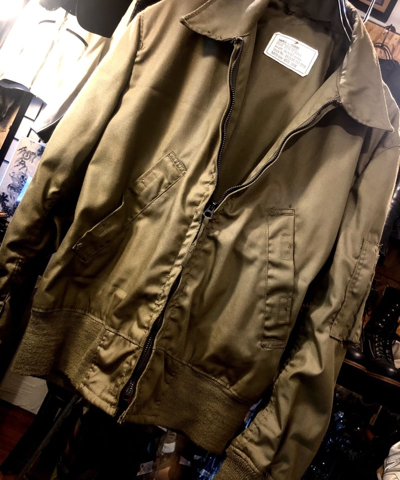 70s ALPHA U.S.ARMYミリタリー ヘリクルージャケット スコービル
