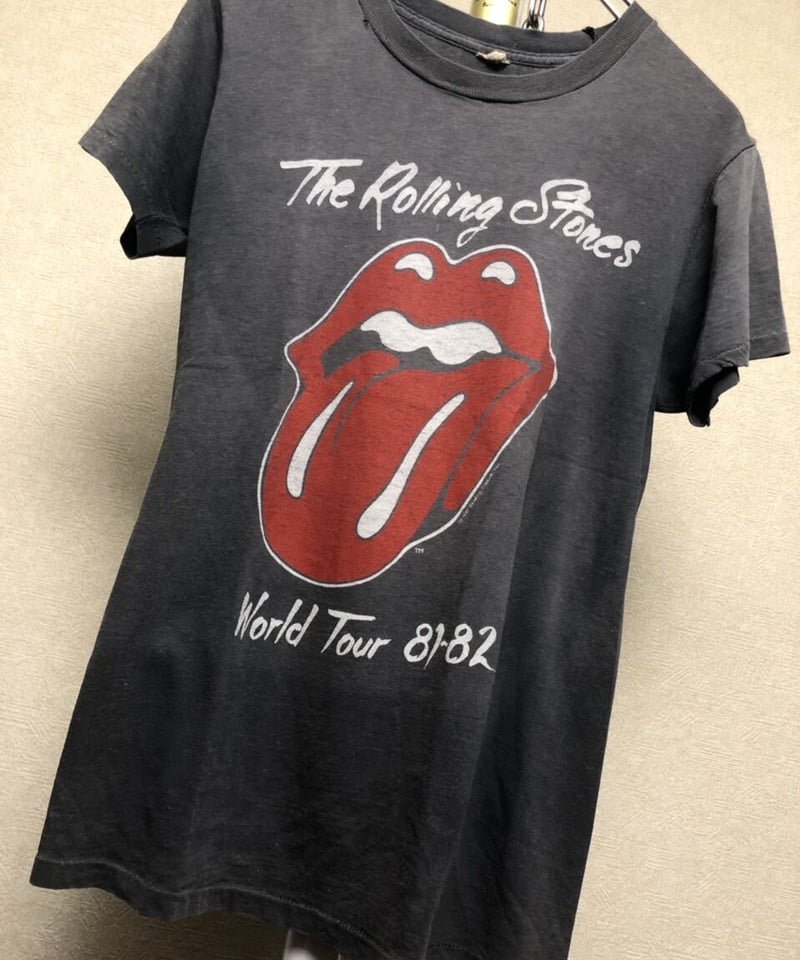 リアルエイティーズROCK Tee〉The Rolling Stonesワールドツアー81-