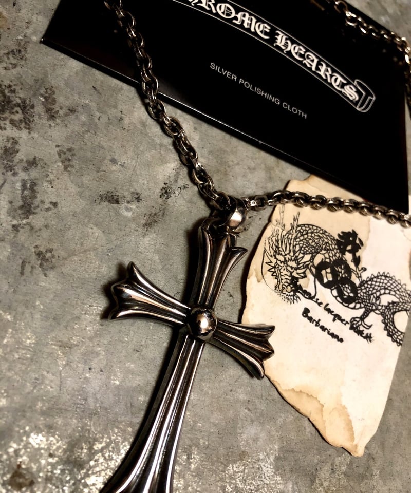 帝王クロムハーツ直営インボイス美品》Chrome Hearts CH LARGE CROSS