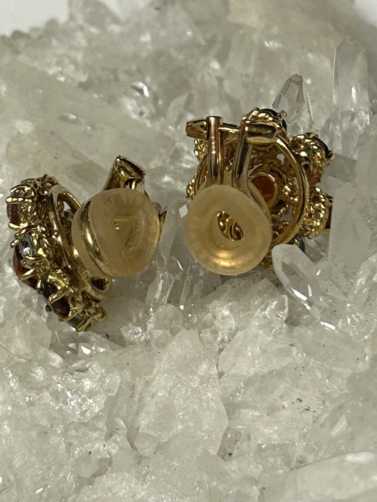 AU750 K18 金 刻印ダイヤモンドのイヤリング 合計1CT AU750 K18 金 刻印ダイヤモンドのイヤリング 合計1CT AU750 K18