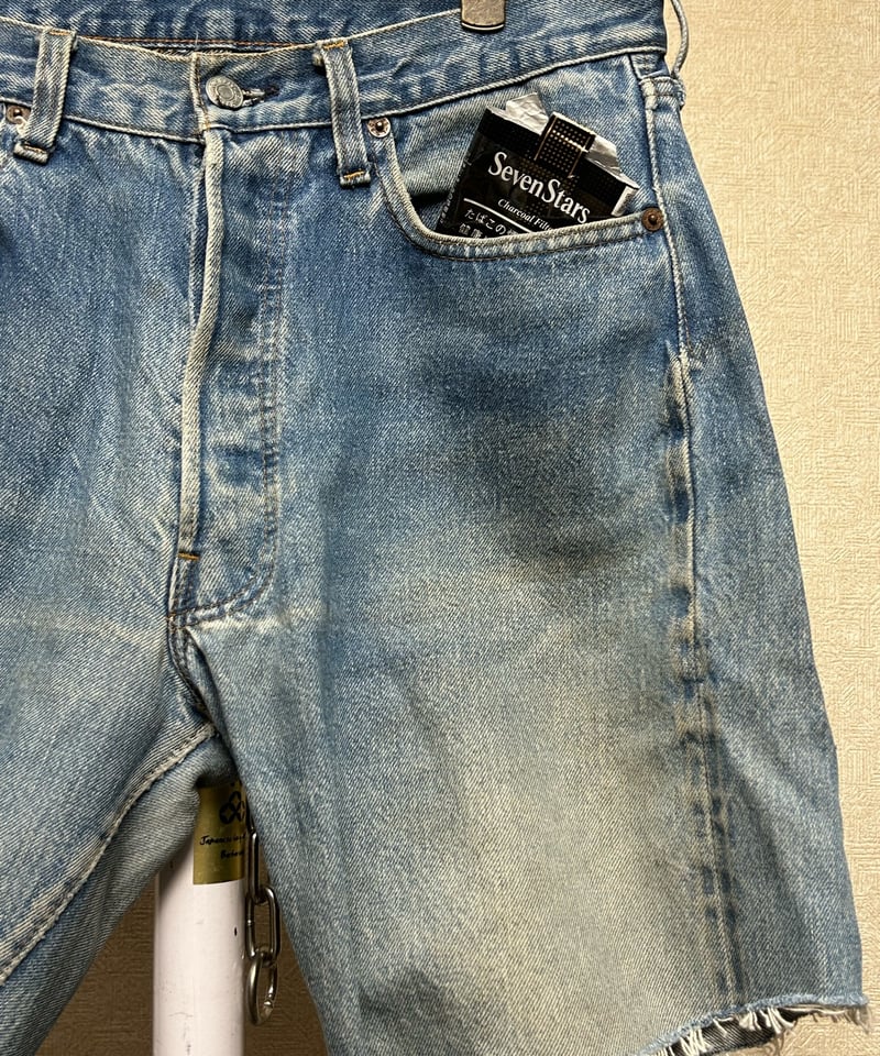 80年代U.S.A.製希少2501赤耳ハーフ仕様〉80年代U.S.A.製Levi's2501