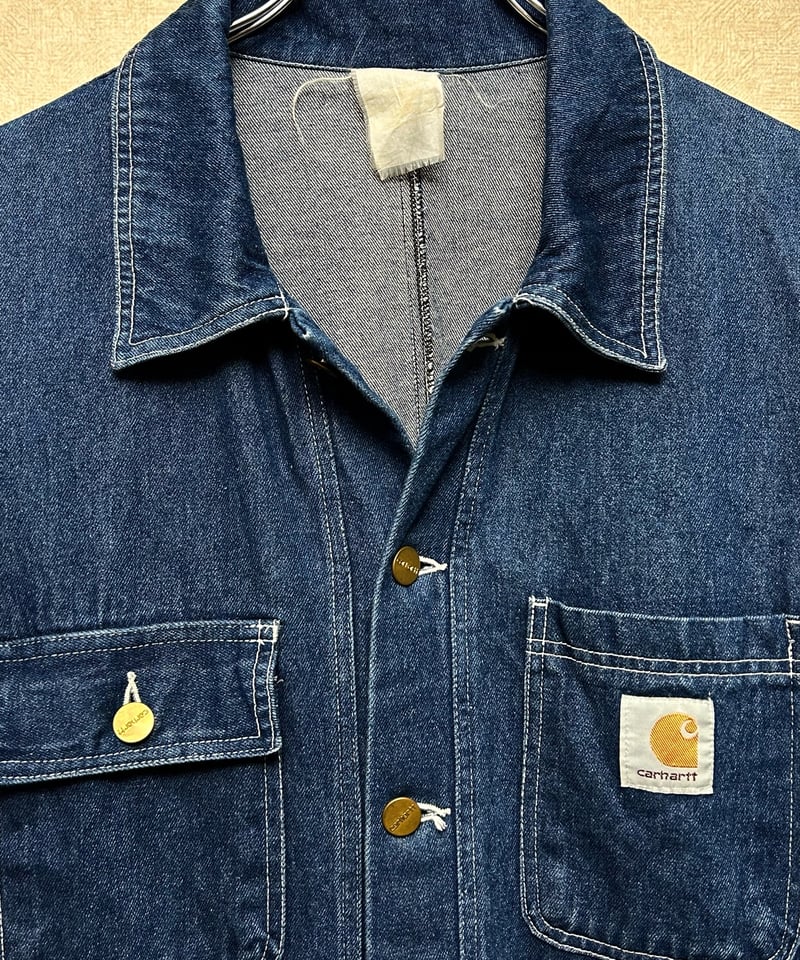 極上色残りインディゴエイティーズU.S.A.製carhartt〉80年代後期