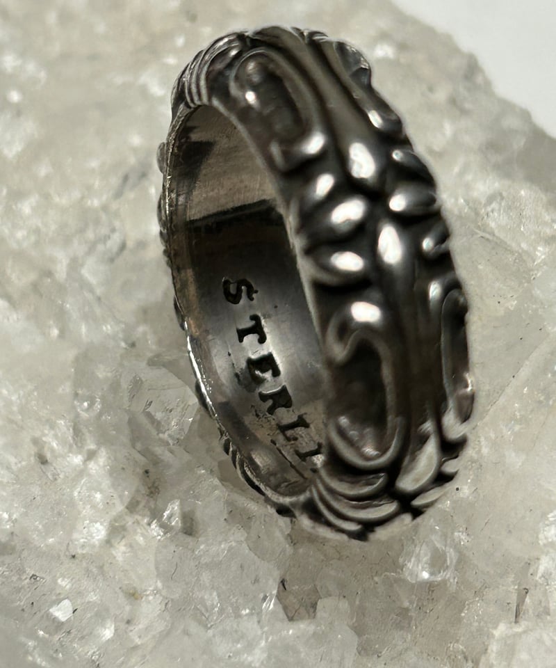 希少伝説世界三大シルバーアクセ時代旧A&Gリアルナインティーズリング