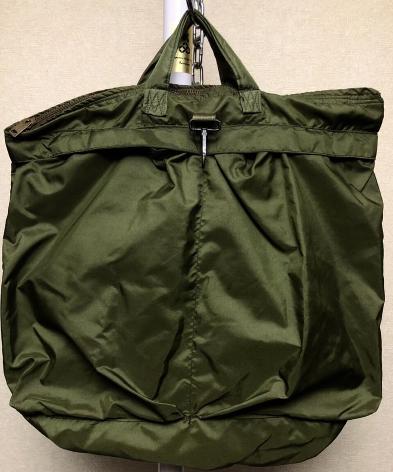 80s 米軍　ヘルメットバッグ　SCOVILLジッパー 82年度会計　実物 80s 米軍 ヘルメットバッグ SCOVILLジッパー 82年度会計 実物