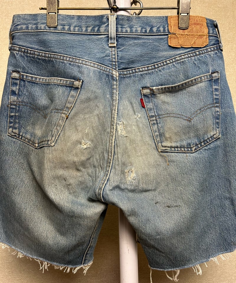 80年代U.S.A.製希少2501赤耳ハーフ仕様〉80年代U.S.A.製Levi's2501