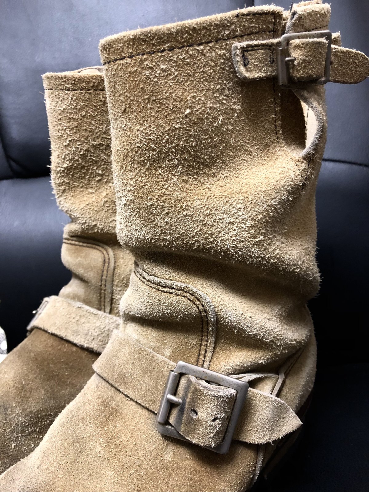 超目玉往年の貴重PT83起毛エンジニア》オールドU.S.A.製RED WING 超目玉往年の貴重PT83起毛エンジニア》オールドU.S.A.製RED WING