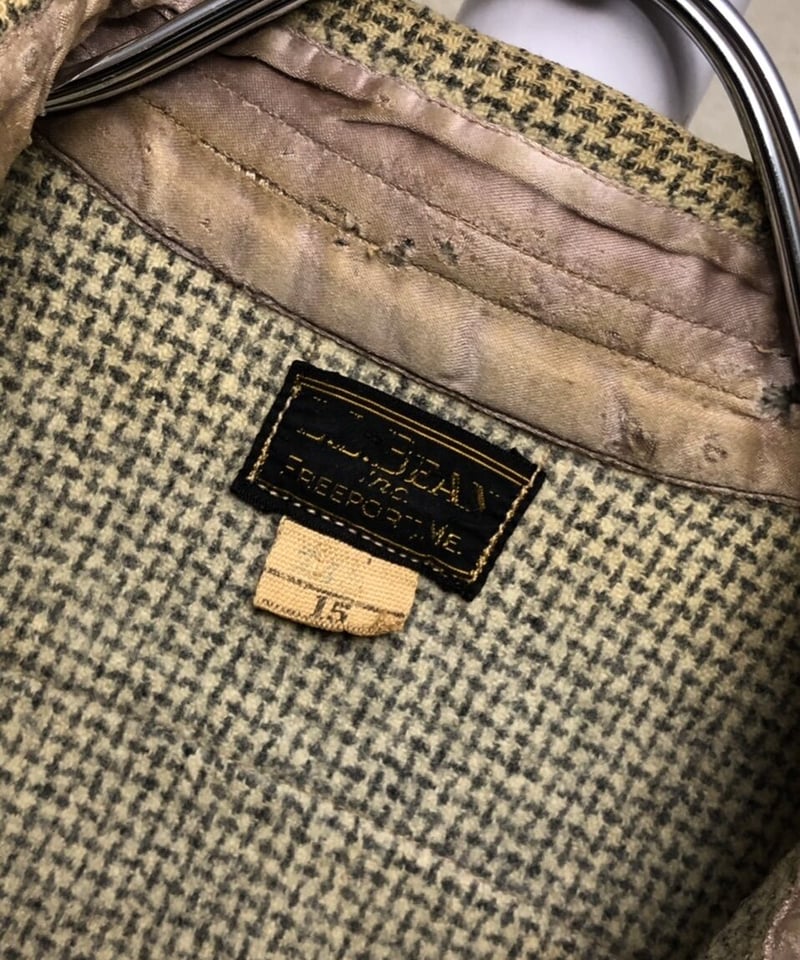後世資料クラス1930年代タグL.L.BEAN〉 激レア1930年代大文字タグ 