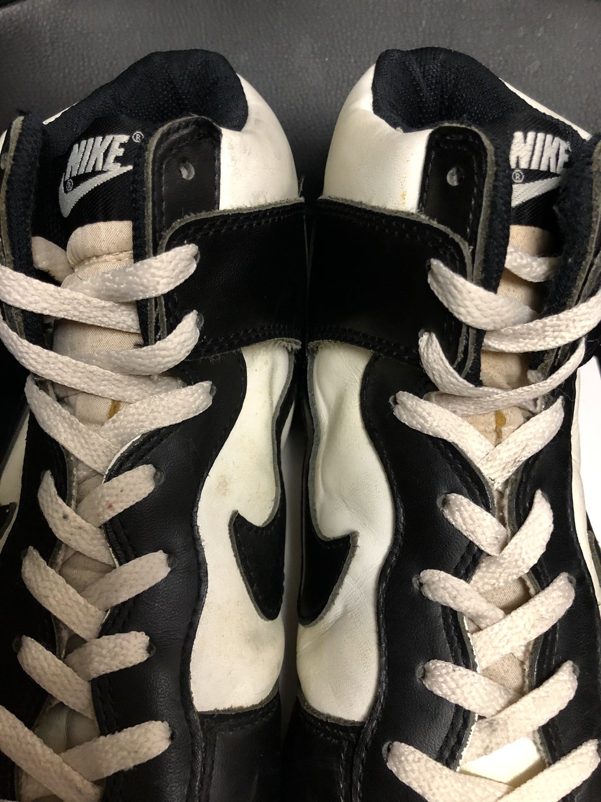 超目玉ヴィンテージDUNK人気ブラック×ホワイト〉オールドNIKE