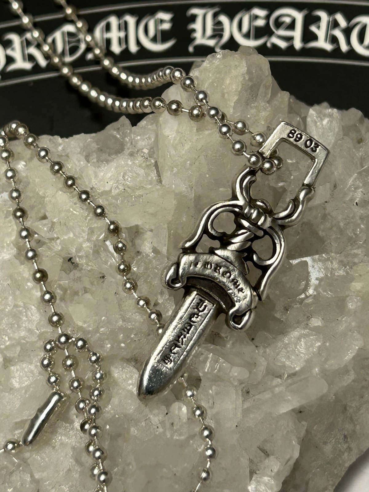 帝王クロムハーツNo.10ダガーネックレス〉Chrome Hearts No.10  