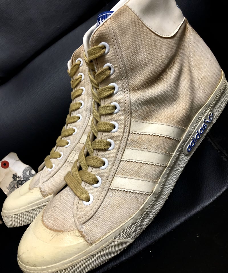 激レア80,s縦長ウィズ細ヴィンテージスニーカー➂ 》80年代adidas 
