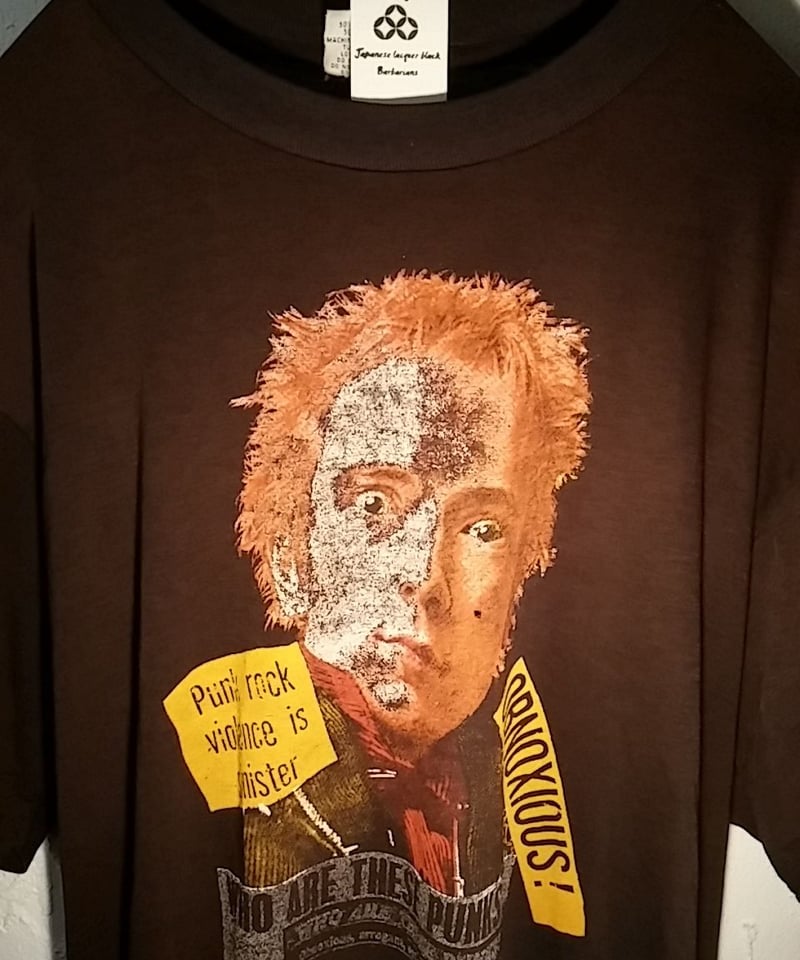 超目玉激レア枯渇リアル年代PUNK Tee〉UKカリスマパンクロッカー希 少 