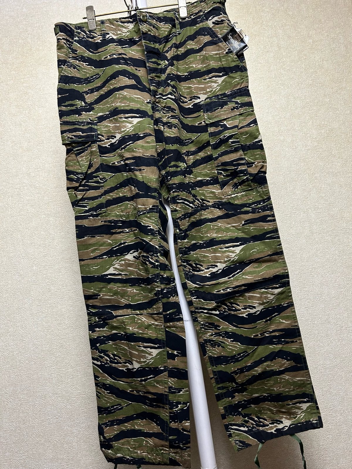 PROPPER タイガーストライプ迷彩パンツ M/R パンキッシュナインティーズタイガーカモ〉U.S.A.米軍支給名門