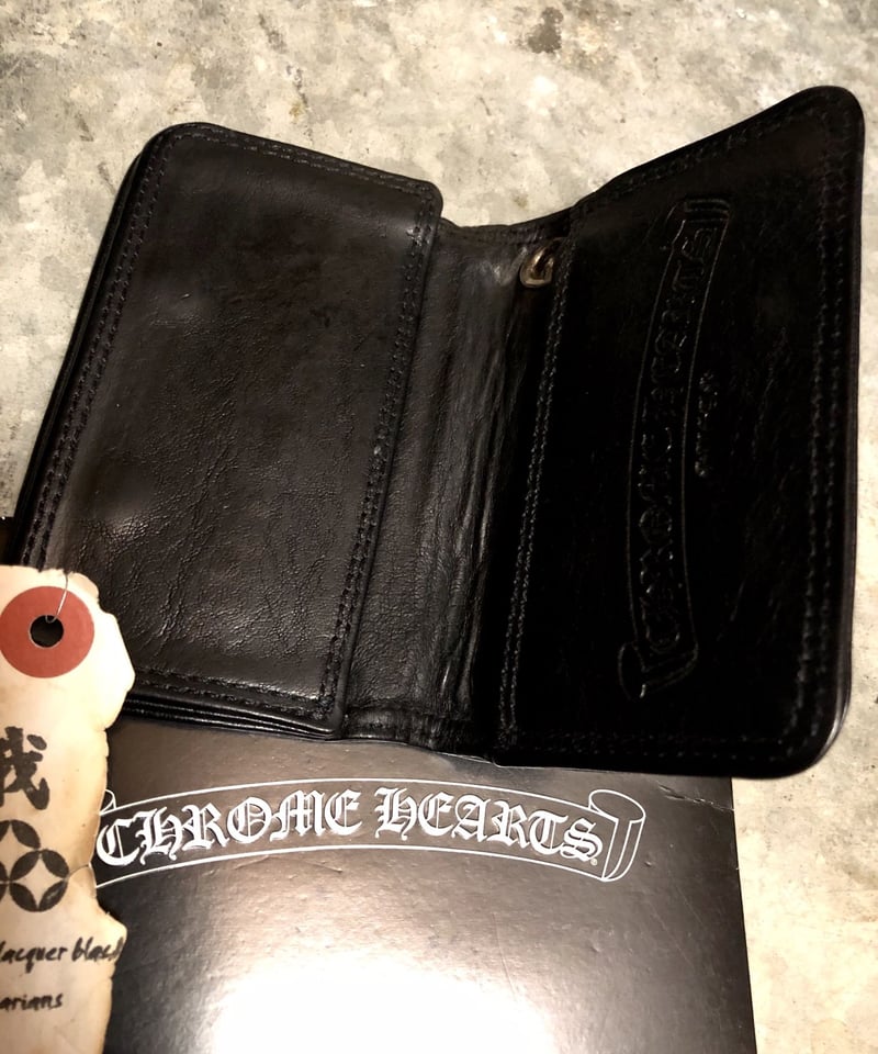 【美品】インボイス原本付　クロムハーツ　CH　カードケース　名刺入れ 美品】インボイス原本付 クロムハーツ CH カードケース 名刺入れ 美品