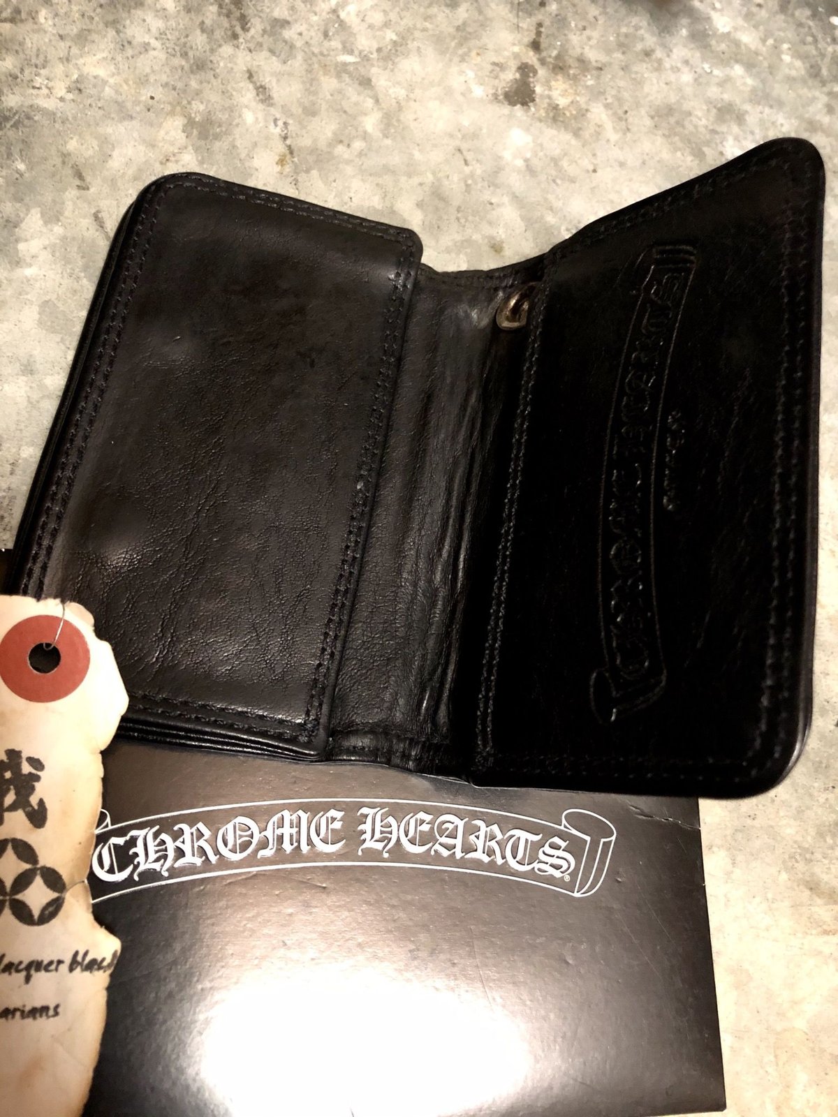 〈帝王クロムハーツ人気カードケースインボイス付き美品〉Chrome Hearts  チェーンホルダー付きカードケース旧正規代理店ユナイテッドアローズ京都2009ギャランティースペシャルプライス