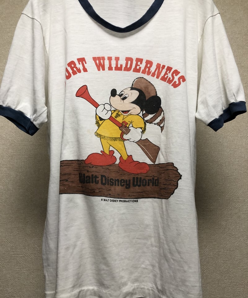 セブンティーズミッキーリンガーTee》70年代 U.S.A.製MICKEYリンガー 