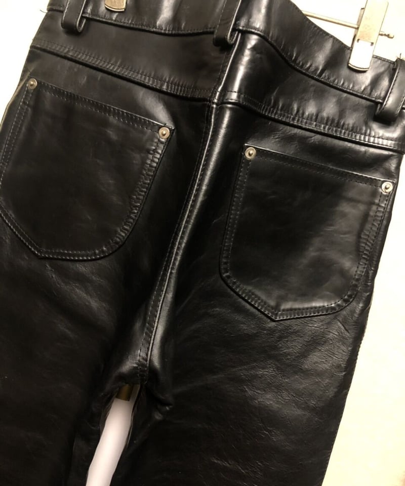 オールドナインティーズTALON社ジッパーレザーパンツ〉 90年代Indian オールドナインティーズTALON社ジッパーレザーパンツ〉 90年代Indian