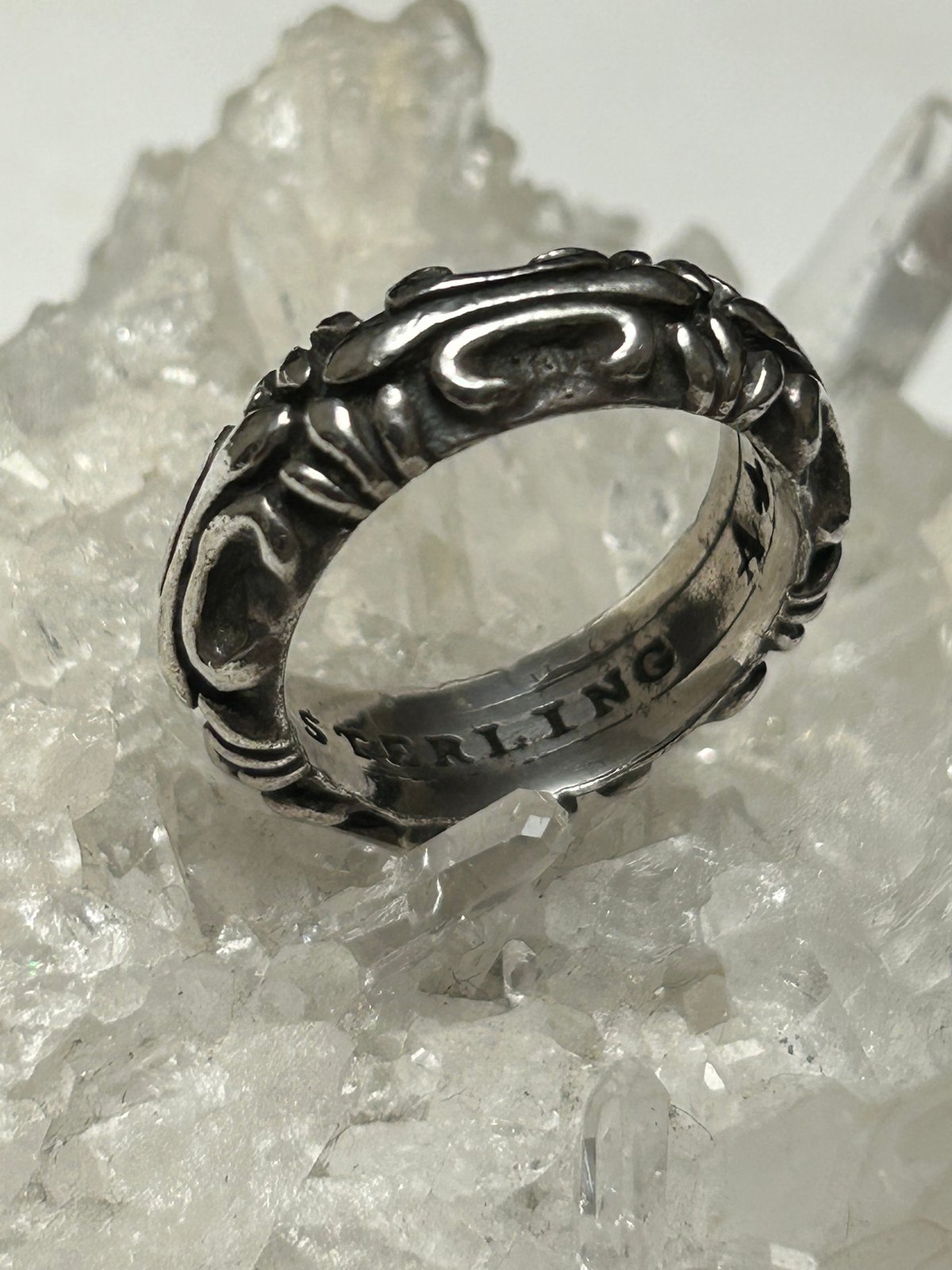 希少伝説世界三大シルバーアクセ時代旧A&Gリアルナインティーズリング 