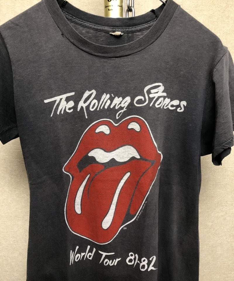 リアルエイティーズROCK Tee〉The Rolling Stonesワールドツアー81-...