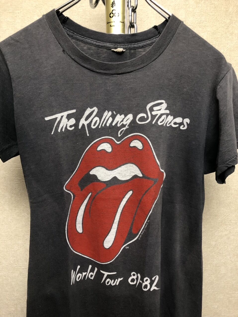 リアルエイティーズROCK Tee〉The Rolling Stonesワールドツアー81-...